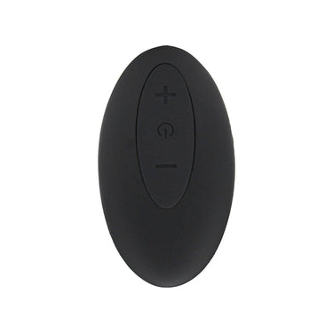 Elegant image of the Rev-Pro 10 Function Remote Controlled Prostate Massager highlighting its 10 vibration patterns for an exquisite experience.